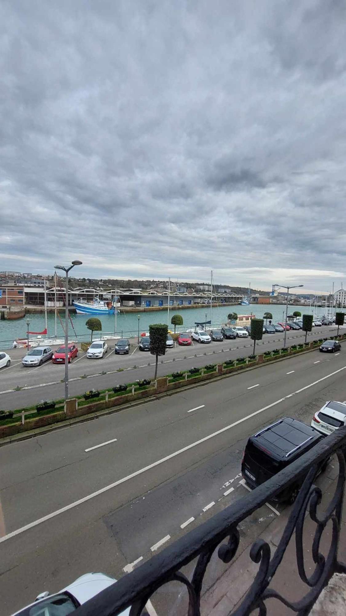 Vue Sur Le Port Studio Le Moussaillon Dieppe Buitenkant foto