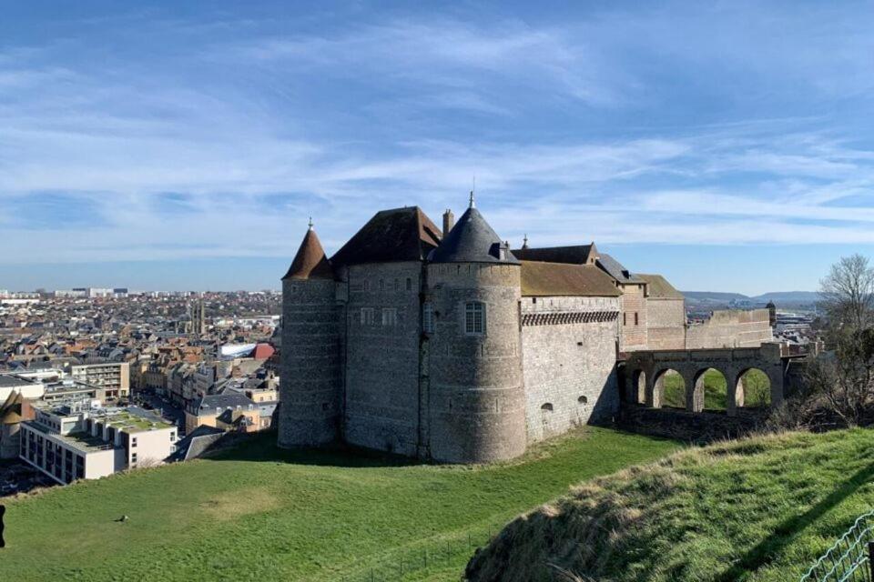 Vue Sur Le Port Studio Le Moussaillon Dieppe Buitenkant foto
